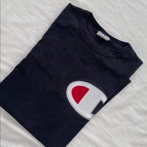 Short sleeve black tee shirt